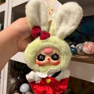 BABY THREE MACARON BUNNY - GREEN